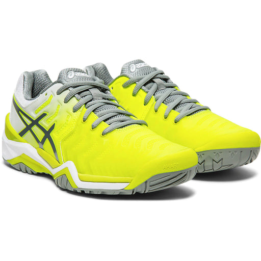 Asics Gel Resolution 7 Yellow Womens Tennis Shoes