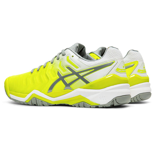 Asics Gel Resolution 7 Yellow Womens Tennis Shoes