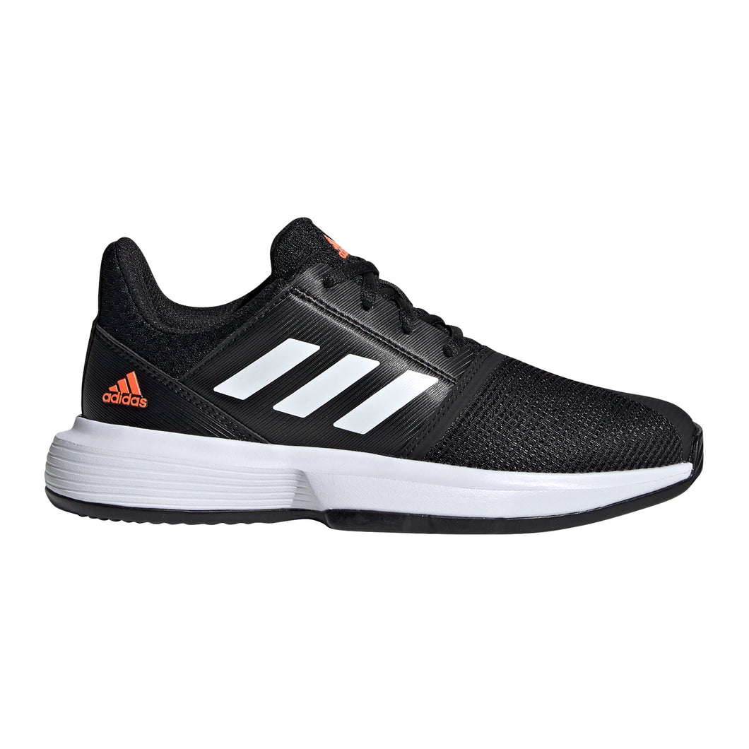 Adidas CourtJam XJ Black Junior Tennis Shoes