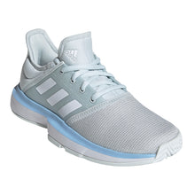 Load image into Gallery viewer, Adidas SoleCourt Gray Junior Tennis Shoes
 - 2