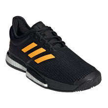 Load image into Gallery viewer, Adidas SoleCourt Boost Black Mens Tennis Shoes
 - 4