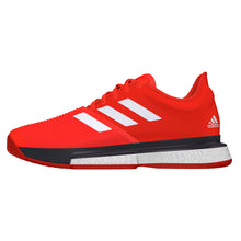 Load image into Gallery viewer, Adidas SoleCourt Boost Red Mens Tennis Shoes
 - 2