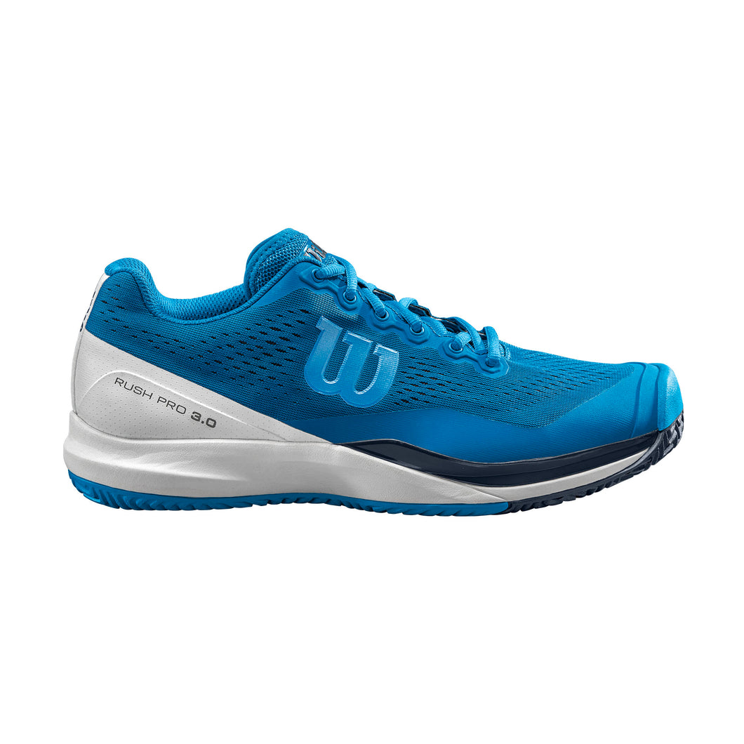 Wilson Rush Pro 3.0 Blue Mens Tennis Shoes