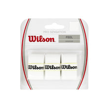 Load image into Gallery viewer, Wilson Pro Sensation White 3-Pack Overgrip
 - 2